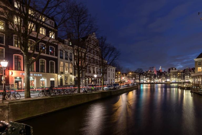 Amsterdam Night Clouds Water 39