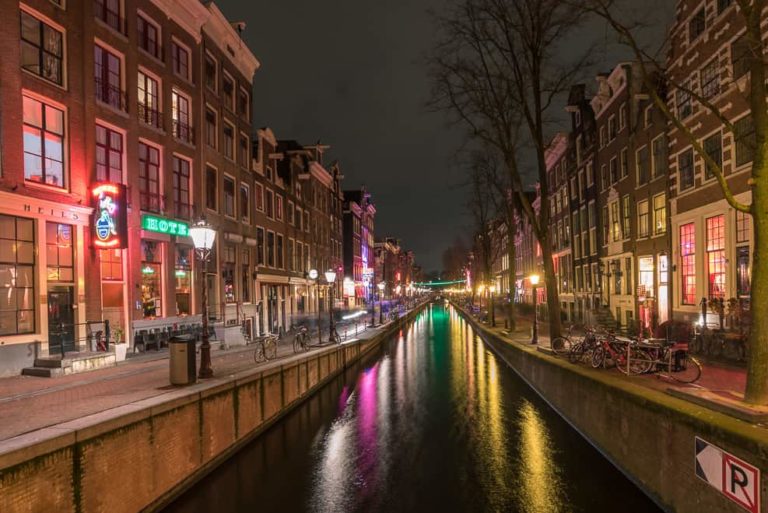 Amsterdam Night Clouds Water 46